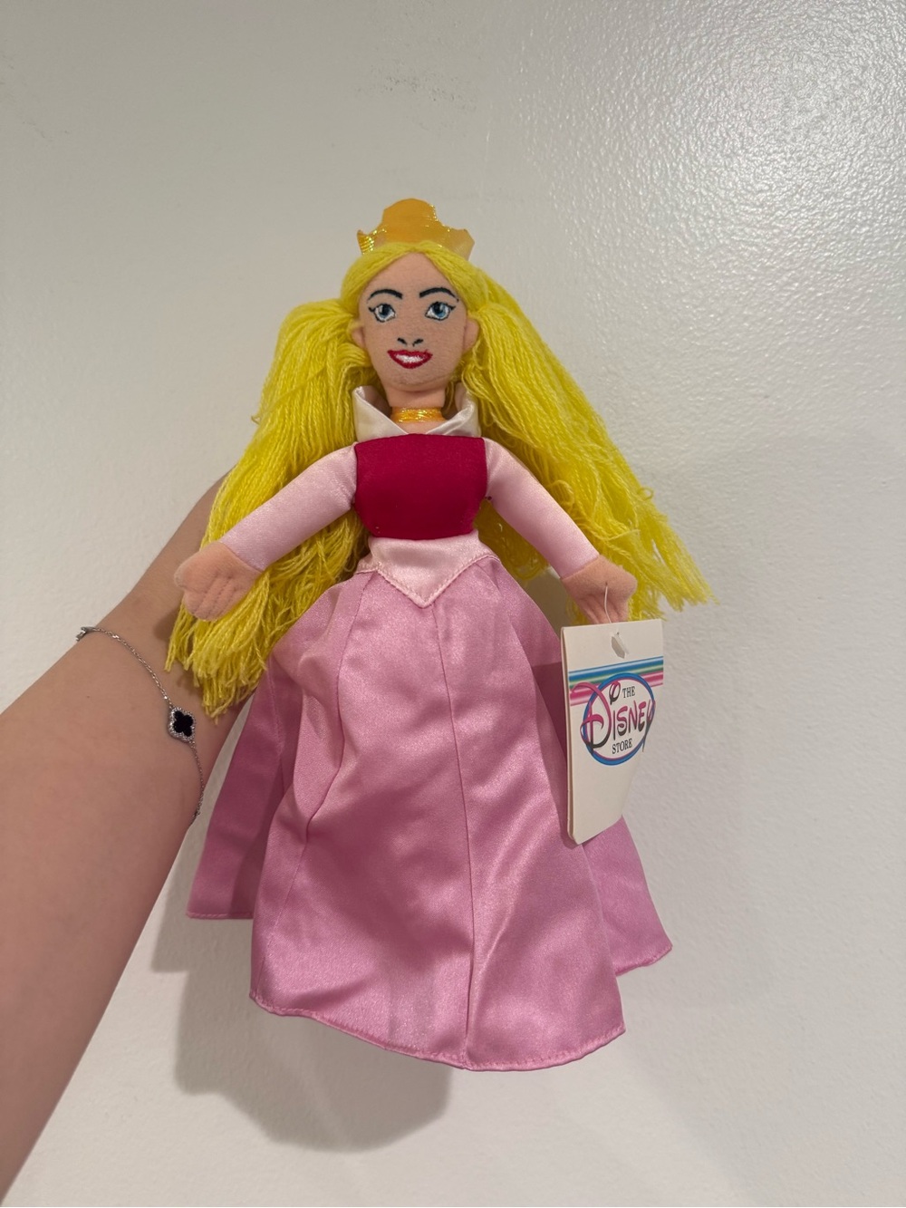 Sleeping Beauty’s Aurora bag charm/keychain
